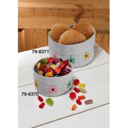 Borduurpakket klein mandje met bloemen Permin 79-8370