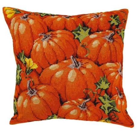 Borduurpakket Kussen pompoenen PERMIN 83-5137