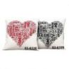 Borduurpakket kussen liefde rood Permin 83-6326