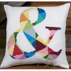 Borduurpakket Kussen en-teken: Permin 83-7716