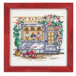 Borduurpakket Babyshop PERMIN 92-8102