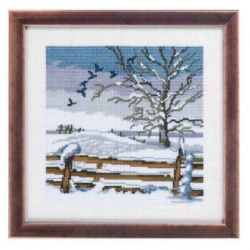 Borduurpakket Winterlandschap PERMIN 92-8305