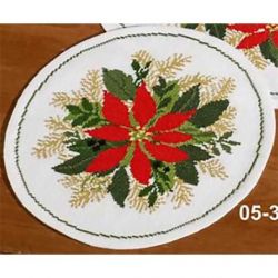 Borduurpakket kleedje kerstster Eva Rosenstand 95-3862