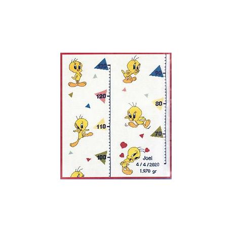 Borduurpakket Meetlat Looney Tunes JCA PenB4780