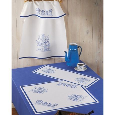 Borduurpakket kleedje keukengarnituur PERMIN 27-2806