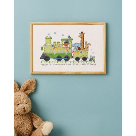 Borduurpakket geboortetegel Christoffer PERMIN 92-3323