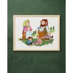 Borduurpakket bessenplukkers PERMIN 92-3328