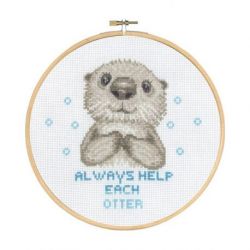 Borduurpakket always help each otter PERMIN 92-3367