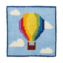 Kinderborduurpakket luchtballon PERMIN 9371