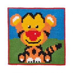 Kinderborduurpakket tijger PERMIN 9381
