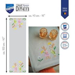 Borduurpakket loper Paaskonijnen Vervaco PN-0196679