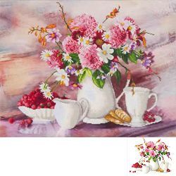 Diamond Dotz Romantic Tea Time-Needleart World dd13-002