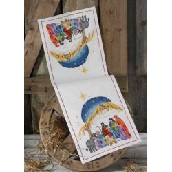 Borduurpakket Loper Christmas Crib PERMIN 68-4258