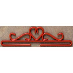 Ornament swedish x-mas, set van 2, 75 cm. PERMIN 5125.75