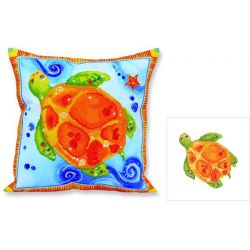 Diamond Dotz Diamond Dotz Pillow-Turtle Journey-Needleart World dd16-003