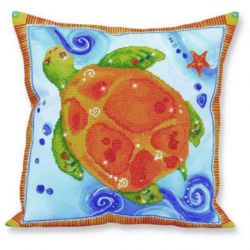 Diamond Dotz Diamond Dotz Pillow-Turtle Journey-Needleart World dd16-003