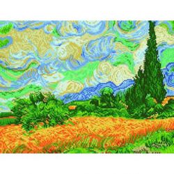 Diamond painting-Diamond Dotz Wheat Fields-Van Gogh-Needleart World dd09-024