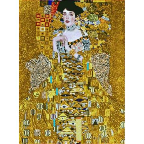 Diamond Dotz Woman in Gold-Needleart World dd15-017