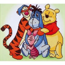 Diamond painting-Disney Pooh and Friends-Camelot Dotz-854300210