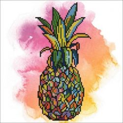 Diamond painting-Diamond Art Pineapple-Leisure Arts-da02-50467