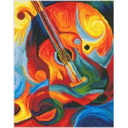 Diamond painting-Diamond Art Guitar-Leisure Arts-da03-50466
