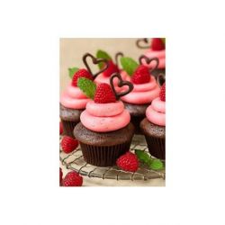 Diamond painting Strawberry Muffins Wizardi WD2312