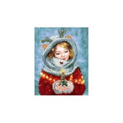Diamond painting Winter Beauty Wizardi WD2446