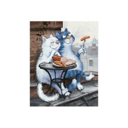 Diamond painting On the Roof Wizardi WD264