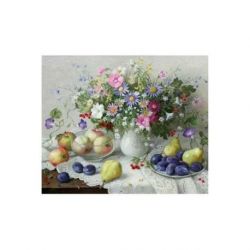 Diamond painting pakket Flower and Fruit Still Life AZ-1196