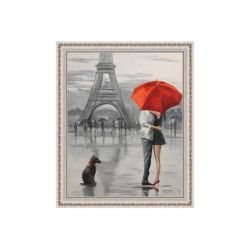 Diamond painting pakket Paris Romance AZ-1409