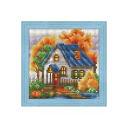 Diamond painting pakket Autumn House AZ-1565