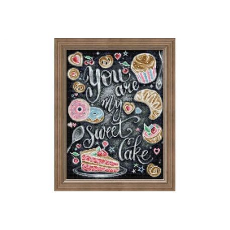 Diamond painting pakket Sweet Treats AZ-1668