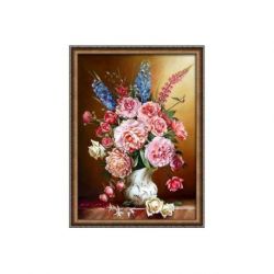 Diamond painting pakket Peonies and Lupines AZ-1815