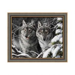 Diamond painting pakket Wolves AZ-1818
