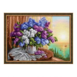 Diamond painting pakket Lilac by the Window AZ-1819
