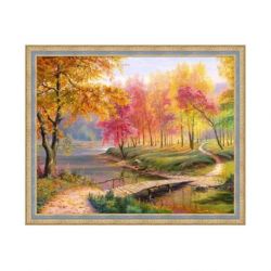 Diamond painting pakket Autumn in the Old Park AZ-1822