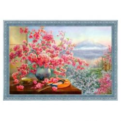 Diamond painting pakket Sakura Bouquet AZ-1823