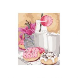 Schilderen op nummer Sweet Breakfast Wizardi B056