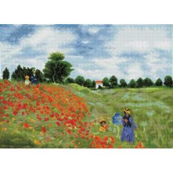 Diamond Dotz Poppy Fields van Monet Needleart World-dd12-048