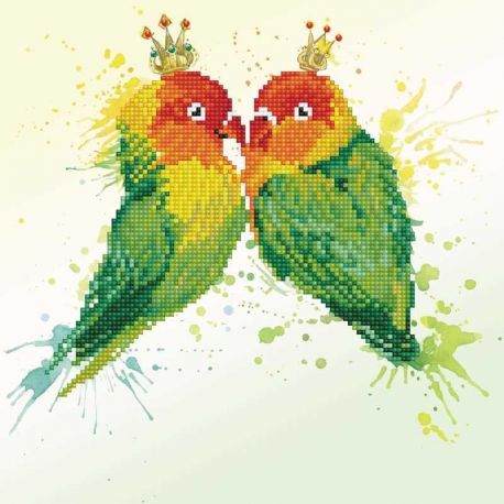 Diamond Dotz Love Birds Needleart World-dd05-075
