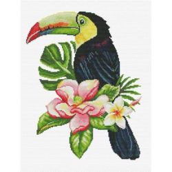 Voorbedrukt borduurpakket Toucan look out Needleart World nc440-100