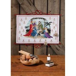 Borduurpakket Adventskalender Bethlehem Permin 34-0624