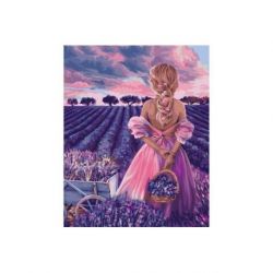 Schilderen op nummer lavendelparadijs Wizardi J039