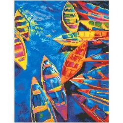 Diamond painting-Diamond Dotz Blue Bay Needleart World-dq09-003