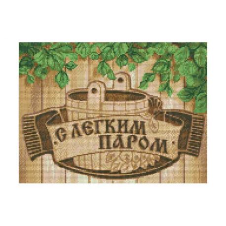 Diamond painting pakket geniet van de sauna AZ-1365