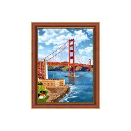 Diamond painting pakket golden gate bridge AZ-1833
