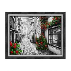 Diamond painting pakket Europees straatje AZ-1834