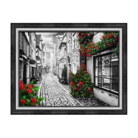 Diamond painting pakket Europees straatje AZ-1834