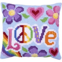 Kussenborduurpakket Love Always-Needleart World-lh09-002