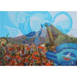 Diamond Painting Mount Vesuvius Needleart World-dd10-048